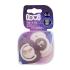 LOVI Night & Day Dynamic Soother Girl 0-3m Duda za otroke 2 kos