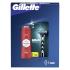 Gillette Mach3 Darilni set brivnik 1 kos + nadomestne britvice 1 kos + gel za prhanje in šampon Old Spice Whitewater 3in1 250 ml