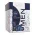 Nivea Men Deep Collection Darilni set krema za obraz, telo in roke Men Creme 75 ml + vodica po britju Men Deep Comfort 100 ml + antiperspirant Men Deep Darkwood 50 ml + gel za prhanje Men Deep Clean 250 ml