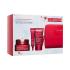 Clarins Super Restorative Collection Darilni set dnevna krema za obraz Super Restorative Day Cream 50 ml + nočna krema za obraz Super Restorative Night Cream 15 ml + krema za okoli oči Total Eye Lift 7 ml + serum za obraz Double Serum 0,9 ml + rdeča kozmetična torbica