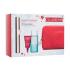 Clarins All About Eyes Darilni set maskara Supra Volume 8 ml + odstranjevalec ličil Instant Eye Make-Up Remover 30 ml + krema za okoli oči Total Eye Lift 3 ml + kozmetična torbica