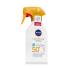 Nivea Sun Babies & Kids Sensitive Protect Spray SPF50+ Zaščita pred soncem za telo za otroke 270 ml
