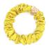 By Eloise London Silk Scrunchie Gold Heart Elastika za lase za ženske 1 kos Odtenek Mellow Yellow