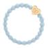 By Eloise London Gold Heart Elastika za lase za ženske 1 kos Odtenek Sky Blue