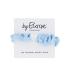 By Eloise London Silk Scrunchie Silver Heart Elastika za lase za ženske 1 kos Odtenek Sky Blue
