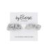 By Eloise London Silk Scrunchie Silver Heart Elastika za lase za ženske 1 kos Odtenek Moonlight