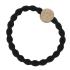 By Eloise London Letter Charms Gold Elastika za lase 1 kos Odtenek W Black