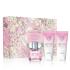 Versace Bright Crystal Darilni set toaletna voda 50 ml + losjon za telo 50 ml + gel za prhanje 50 ml