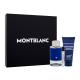 Montblanc Explorer Ultra Blue Darilni set parfumska voda 100 ml + parfumska  voda 7,5 ml + gel za prhanje 100 ml