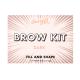 Barry M Brow Kit Paletka za obrvi za ženske 4,5 g Odtenek Dark