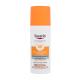 Eucerin Sun Oil Control Tinted Dry Touch Sun Gel-Cream SPF50+ Zaščita pred soncem za obraz 50 ml Odtenek Medium