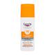 Eucerin Sun Oil Control Tinted Dry Touch Sun Gel-Cream SPF50+ Zaščita pred soncem za obraz 50 ml Odtenek Light