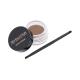 Makeup Revolution London Brow Pomade With Double Ended Brush Gel za obrvi za ženske 2,5 g Odtenek Soft Brown