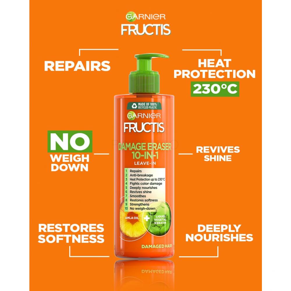 Garnier Fructis SOS Repair 10 IN 1 AllInOne LeaveIn Serum za lase za