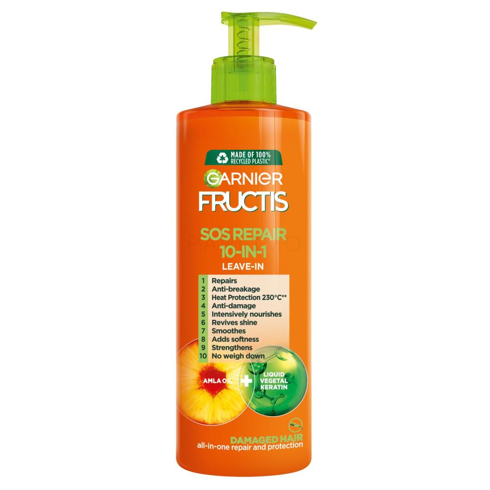 Garnier Fructis Sos Repair 10 In 1 All In One Leave In Serum Za Lase Za ženske 400 Ml Spleticnasi 9072