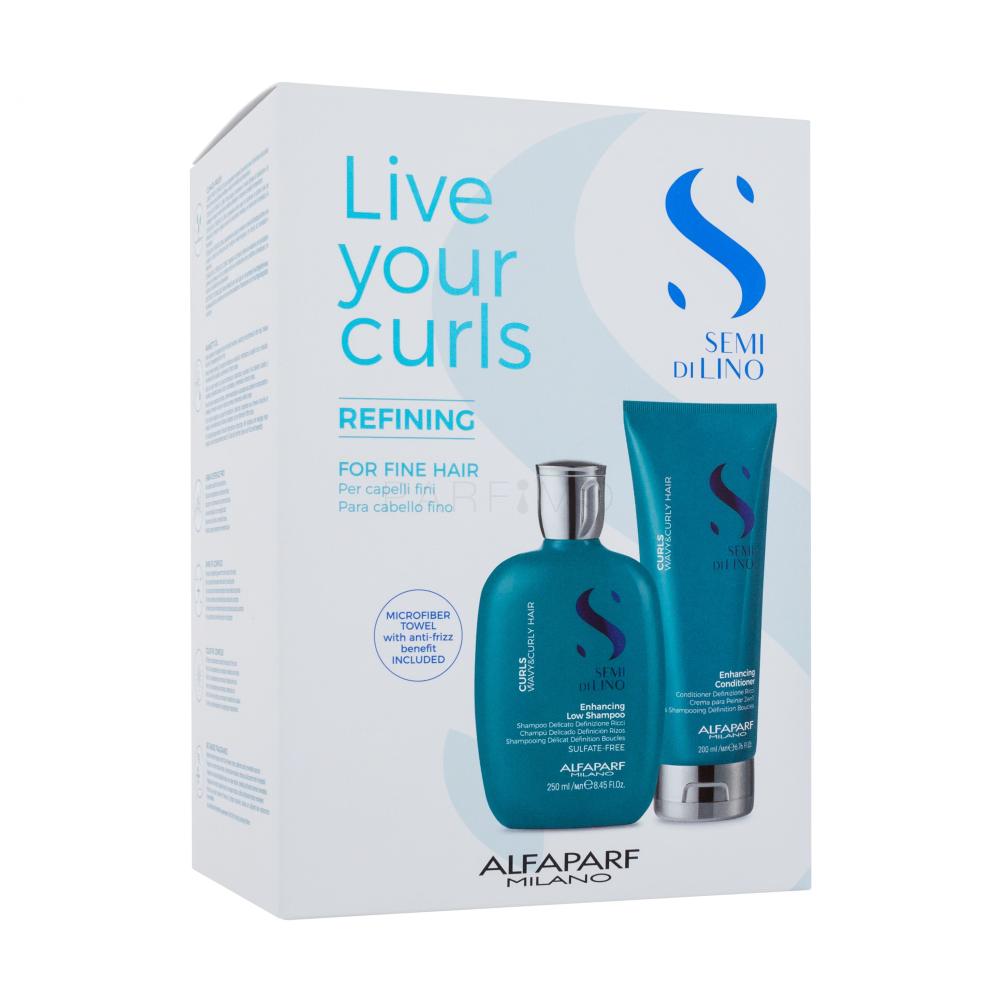 Set Alfaparf Milano Semi Di Lino Smoothing - Sampon 1000ml si