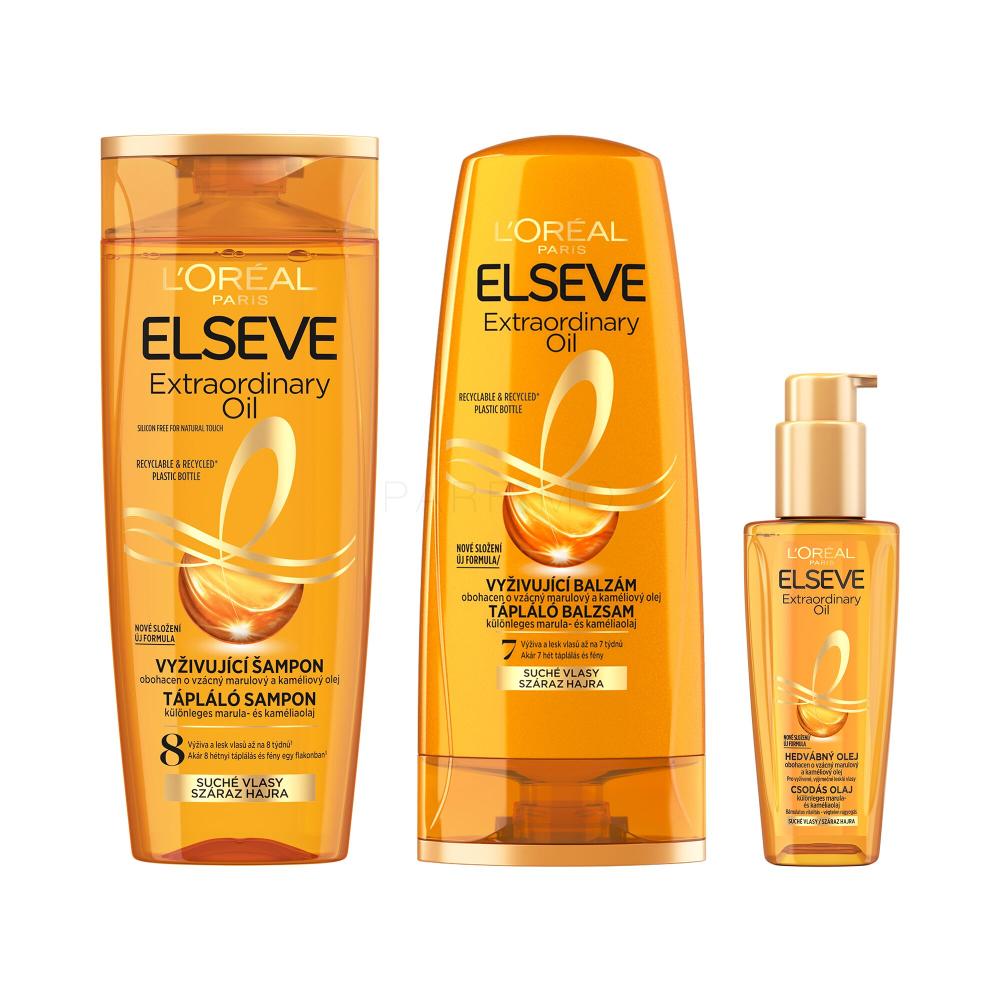 Set Olje za lase L'Oréal Paris Elseve Extraordinary Oil Dry Hair