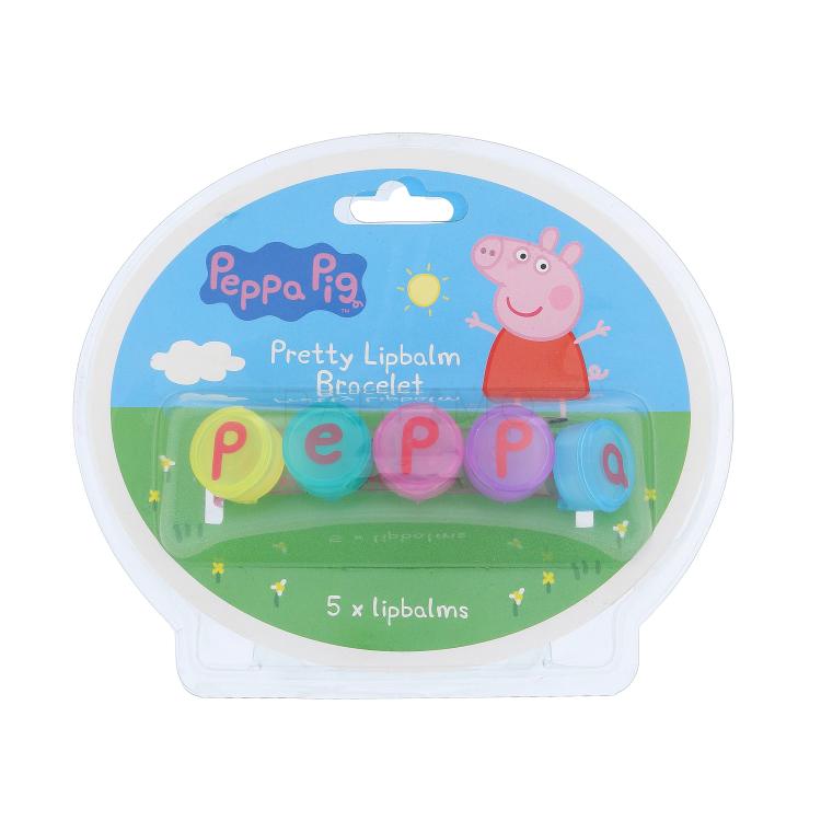 Peppa Pig Peppa Pretty Lipbalm Bracelet Balzam za ustnice za otroke 5 g