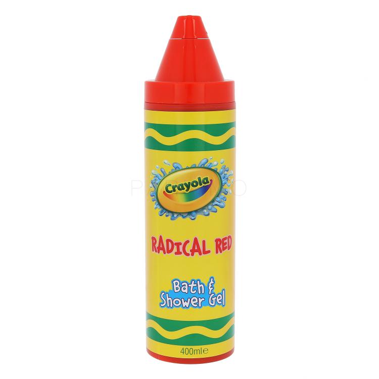 Crayola Bath &amp; Shower Gel Gel za prhanje za otroke 400 ml Odtenek Radical Red