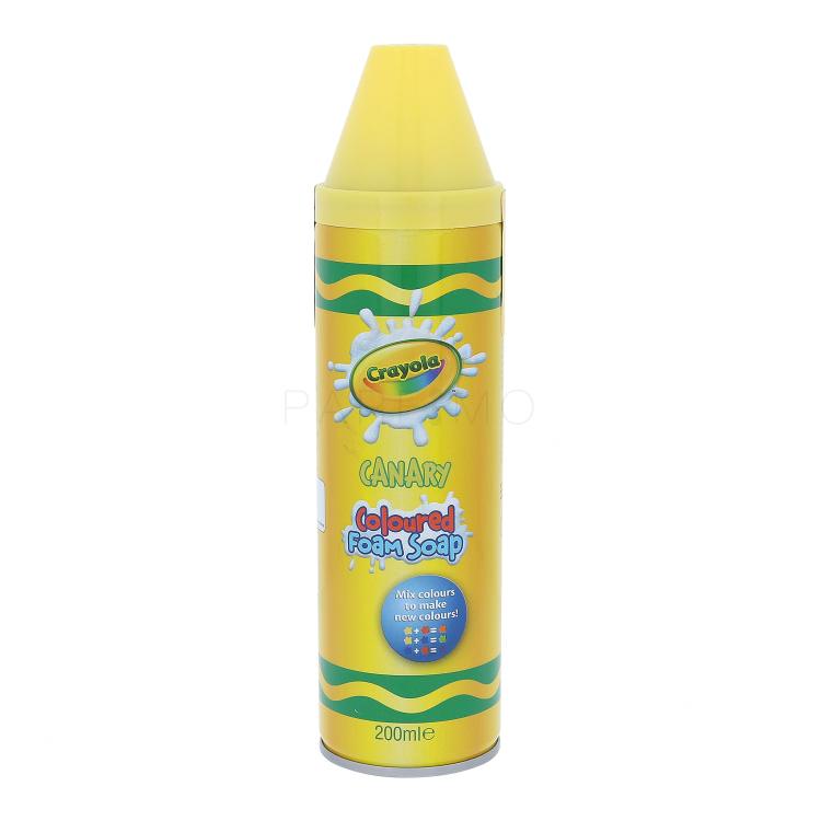 Crayola Coloured Foam Soap Pena za prhanje za otroke 200 ml Odtenek Canary