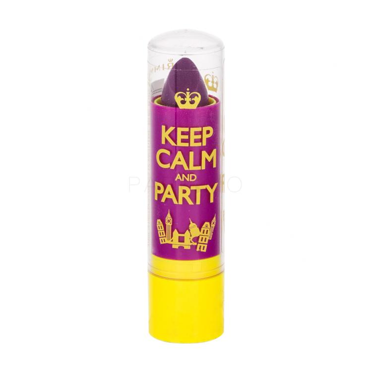 Rimmel London Keep Calm &amp; Party Balzam za ustnice za ženske 3,8 g Odtenek 050 Violet Blush