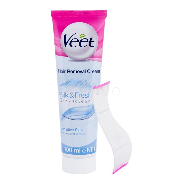 Veet Silk &amp; Fresh™ Sensitive Skin Izdelki za depilacijo za ženske 100 ml