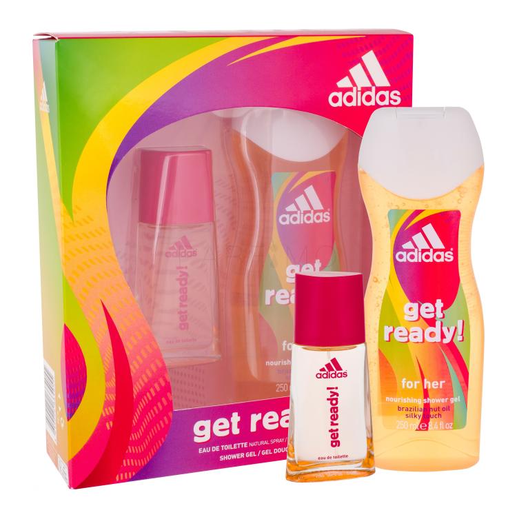 Adidas Get Ready! For Her Darilni set toaletna voda 30 ml + gel za prhanje 250 ml