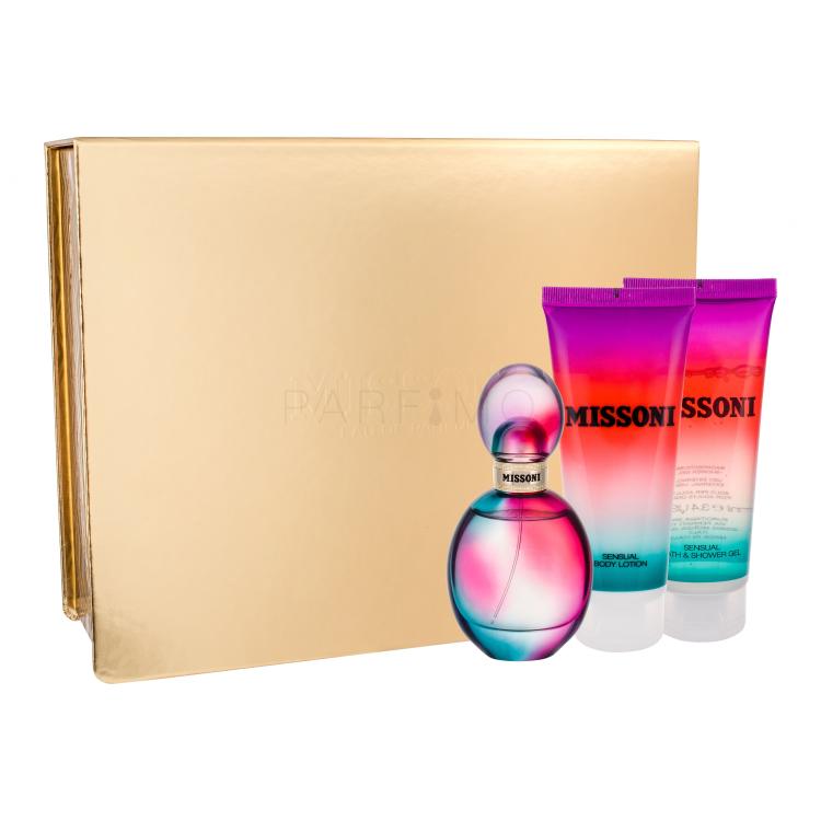 Missoni Missoni 2015 Darilni set parfumska voda 50 ml + losjon za telo 100 ml + gel za prhanje 100 ml