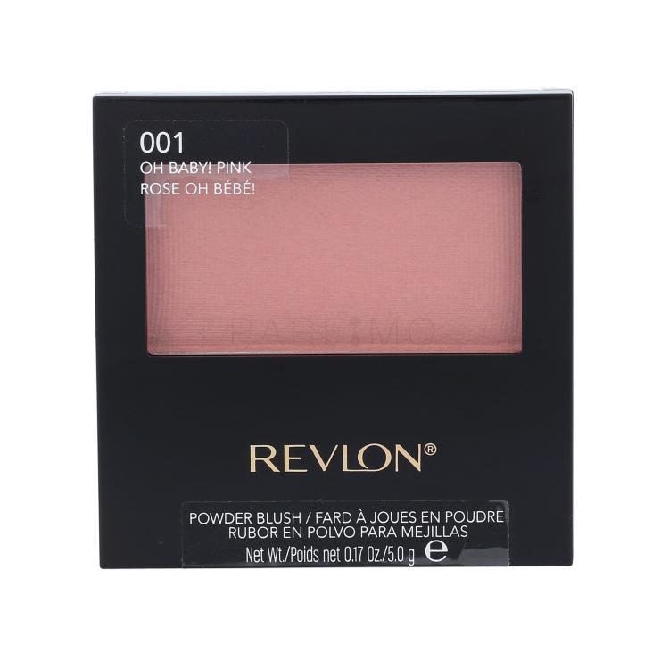 Revlon Powder Blush Rdečilo za obraz za ženske 5 g Odtenek 001 Oh Baby Pink