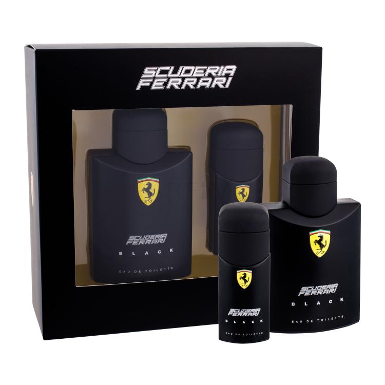 Ferrari Scuderia Ferrari Black Darilni set toaletna voda 125 ml + toaletna voda 30 ml
