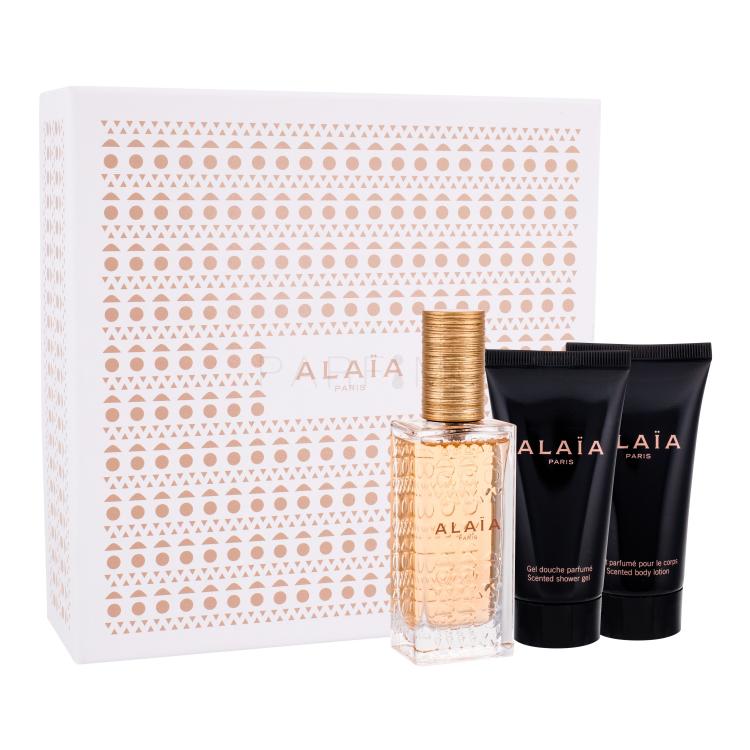 Azzedine Alaia Alaïa Blanche Darilni set parfumska voda 50 ml + losjon za telo 50 ml + gel za prhanje 50 ml