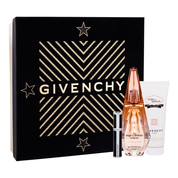 Givenchy Ange ou Démon (Etrange) Le Secret 2014 Darilni set parfémovaná voda 50 ml + tělový závoj 75 ml + řasenka Noir Couture 1 Black Satin 4 g