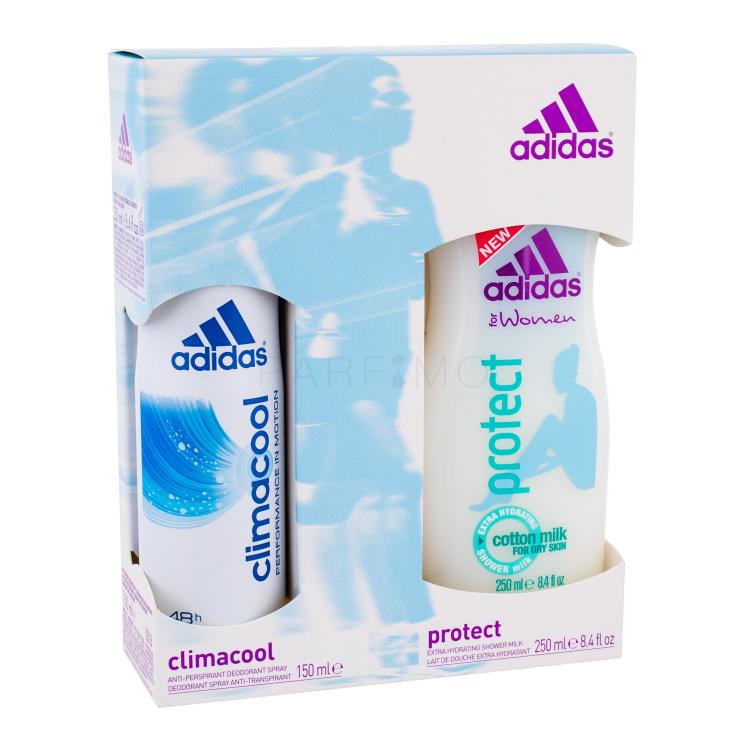 Adidas Climacool Darilni set antiperspirant 150 ml + gel za prhanje Protect 250 ml