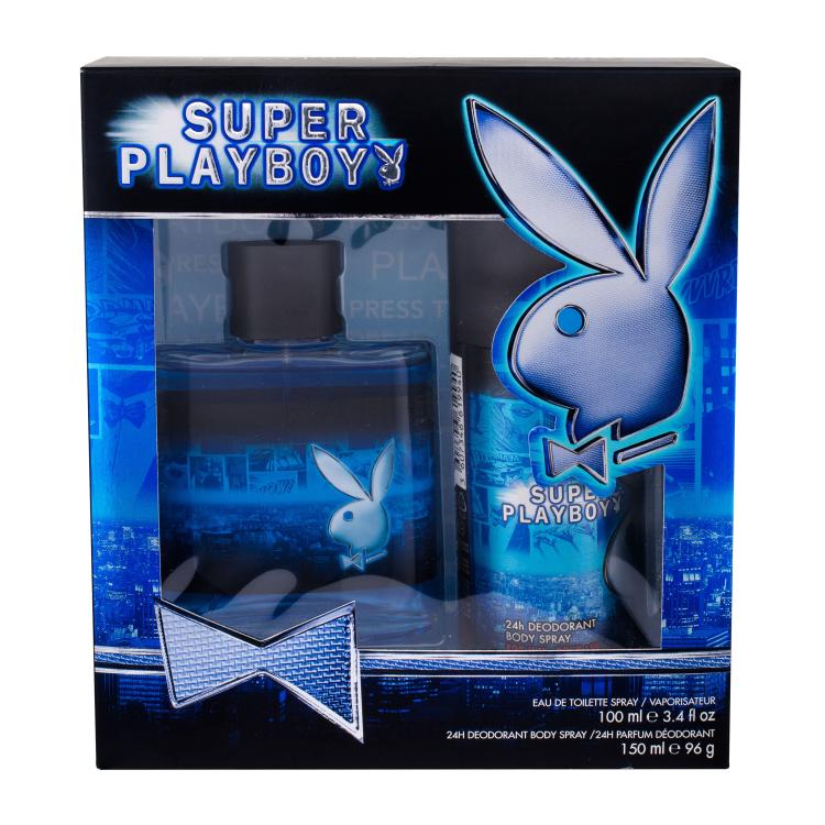 Playboy Super Playboy For Him Darilni set toaletna voda 100 ml + deodorant 150 ml