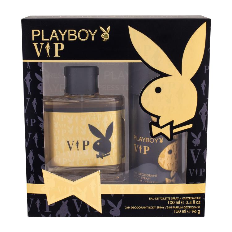 Playboy VIP For Him Darilni set toaletní voda 100 ml + deodorant 150 ml