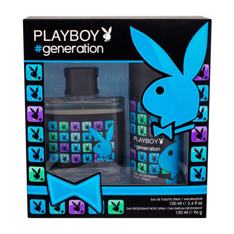 Playboy Generation For Him Darilni set toaletna voda 100 ml + deodorant 150 ml