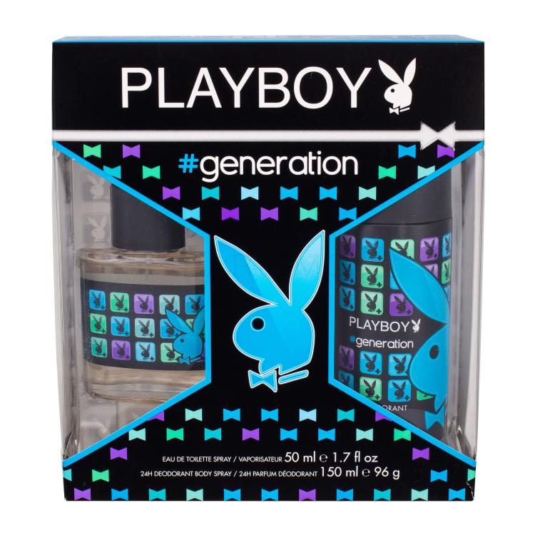 Playboy Generation For Him Darilni set toaletna voda 50 ml + deodorant 150 ml
