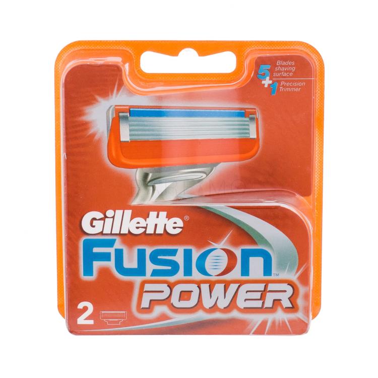 Gillette Fusion Power Nadomestne britvice za moške 2 kos
