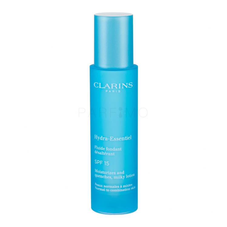 Clarins Hydra-Essentiel Milky Fluid SPF15 Dnevna krema za obraz za ženske 50 ml