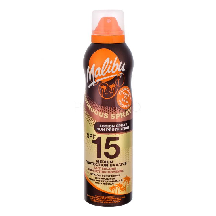 Malibu Continuous Spray SPF15 Zaščita pred soncem za telo 175 ml