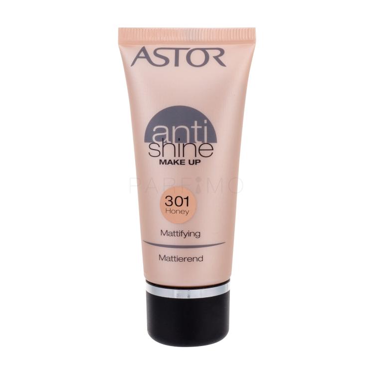 ASTOR Anti Shine Makeup Mattifying Puder za ženske 30 ml Odtenek 301 Honey