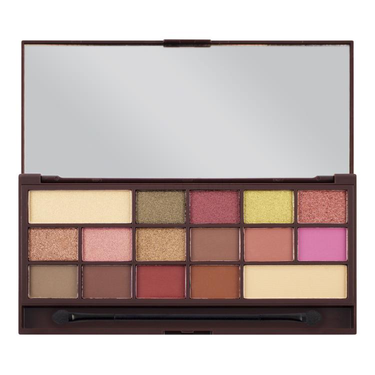 I Heart Revolution Chocolate Eyeshadow Palette Senčilo za oči za ženske 21,96 g Odtenek Rose Gold