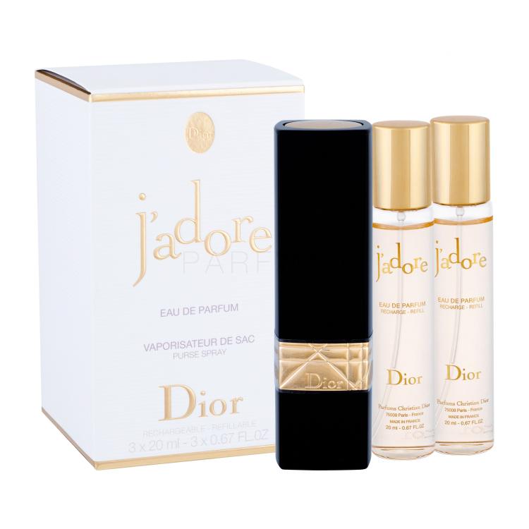 Christian Dior J&#039;adore Parfumska voda za ženske za ponovno polnjenje 3x20 ml