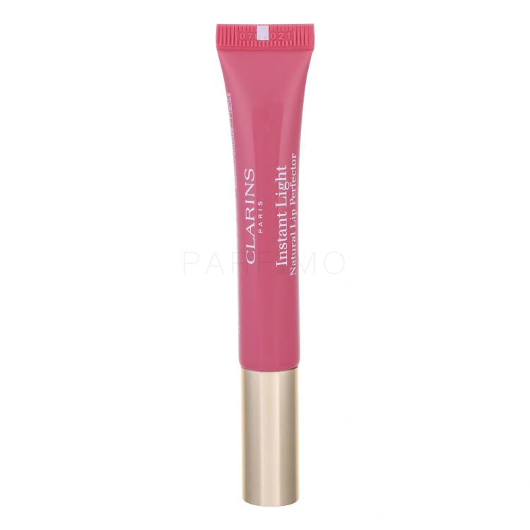 Clarins Instant Light Natural Lip Perfector Glos za ustnice za ženske 12 ml Odtenek 07 Toffee Pink Shimmer