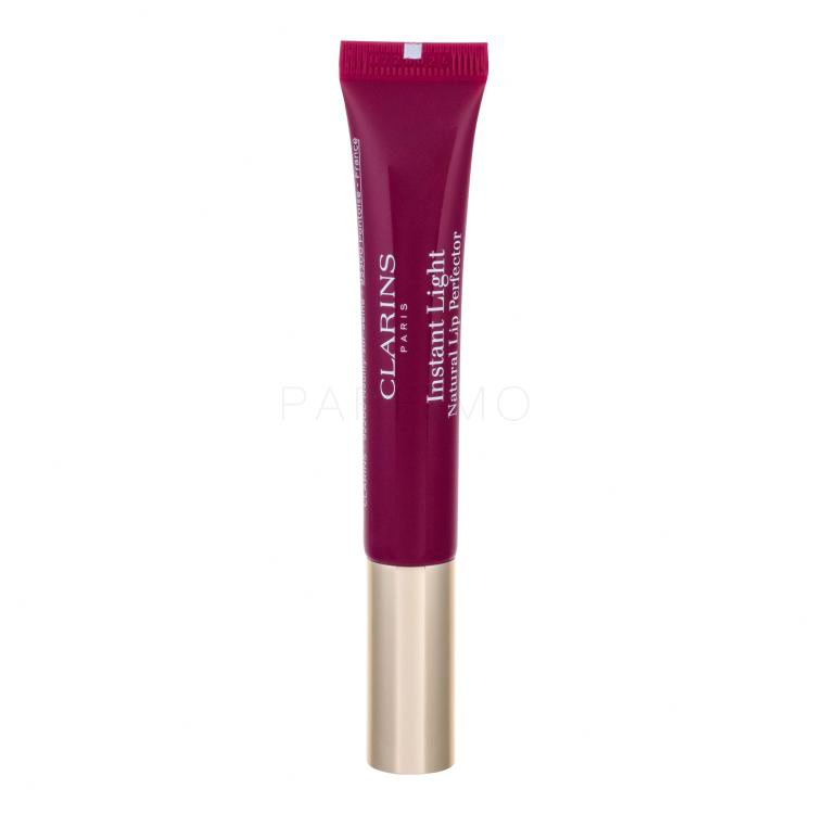 Clarins Instant Light Natural Lip Perfector Glos za ustnice za ženske 12 ml Odtenek 08 Plum Shimmer