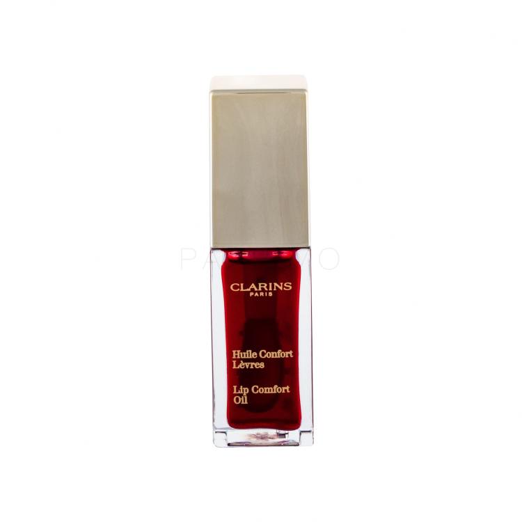 Clarins Lip Comfort Oil Olje za ustnice za ženske 7 ml Odtenek 03 Red Berry