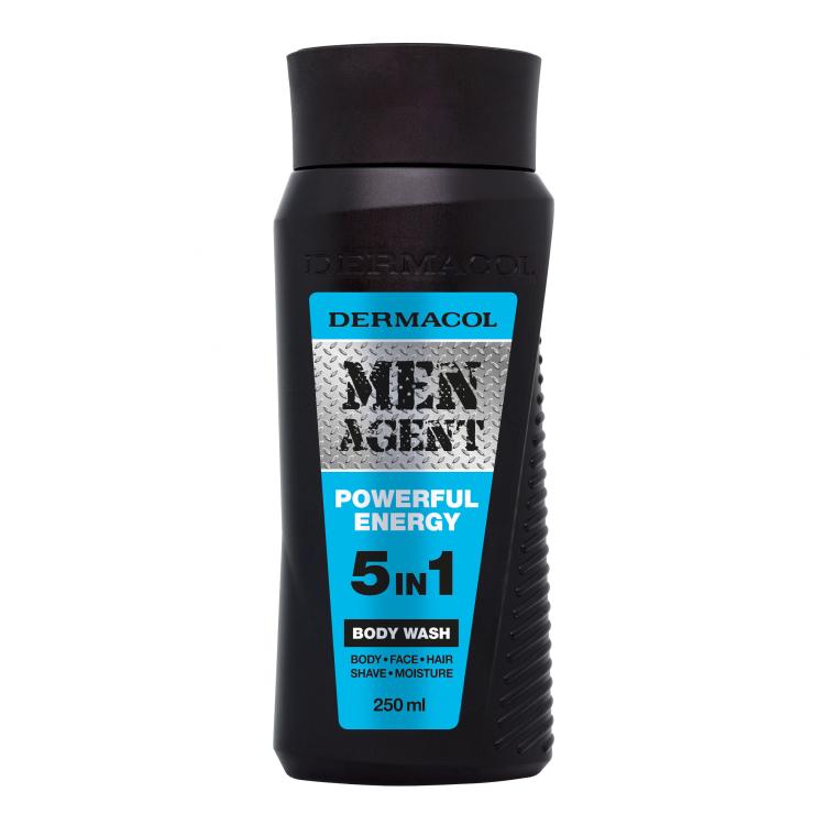 Dermacol Men Agent Powerful Energy 5in1 Gel za prhanje za moške 250 ml