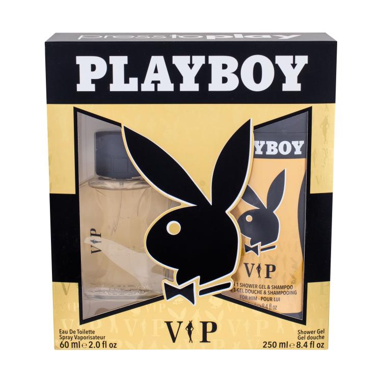 Playboy VIP For Him Darilni set toaletna voda 60 ml + gel za prhanje 250 ml