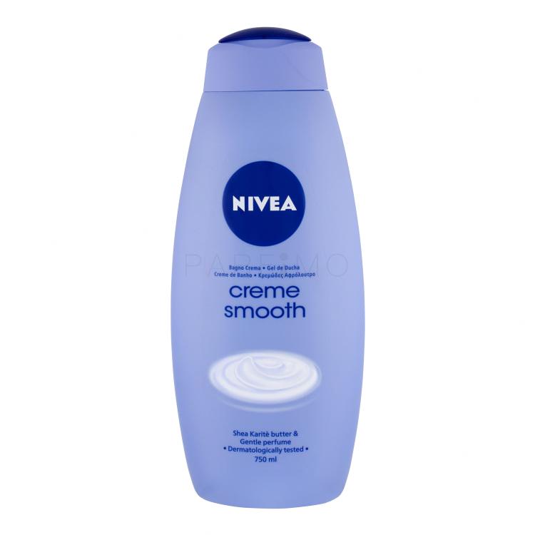 Nivea Creme Smooth Krema za prhanje za ženske 750 ml