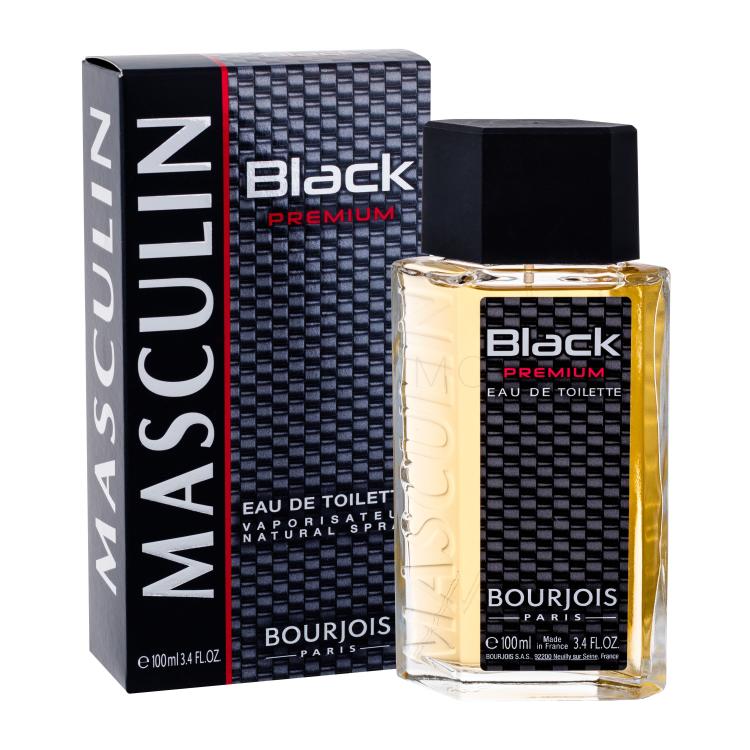 BOURJOIS Paris Masculin Black Premium Toaletna voda za moške 100 ml